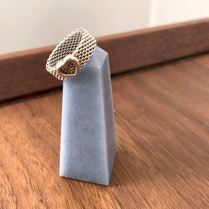 Tiffany & Co Mesh Heart Somerset Ring